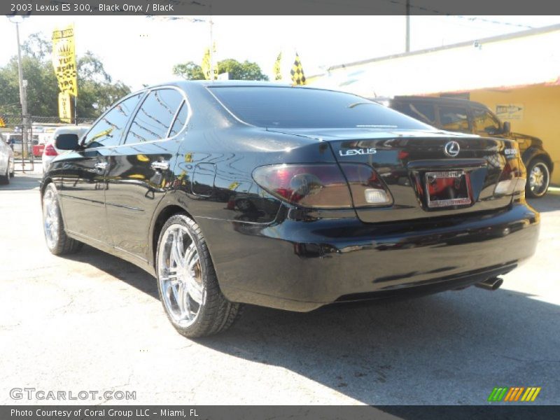 Black Onyx / Black 2003 Lexus ES 300