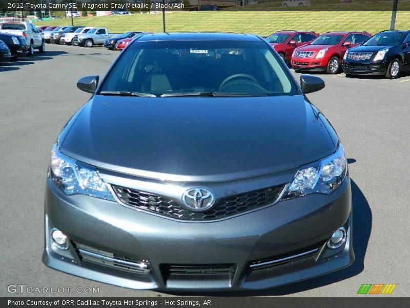 Magnetic Gray Metallic / Black/Ash 2012 Toyota Camry SE