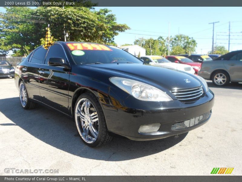 Black Onyx / Black 2003 Lexus ES 300