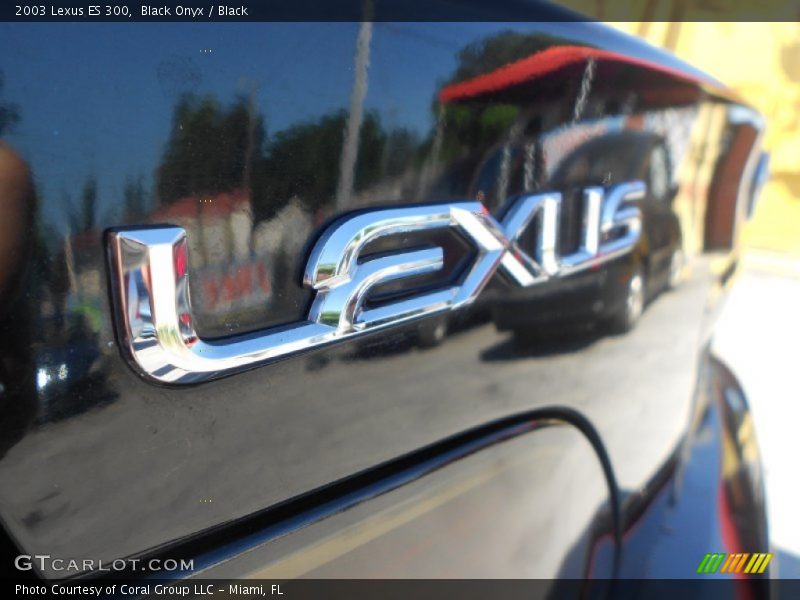 Black Onyx / Black 2003 Lexus ES 300