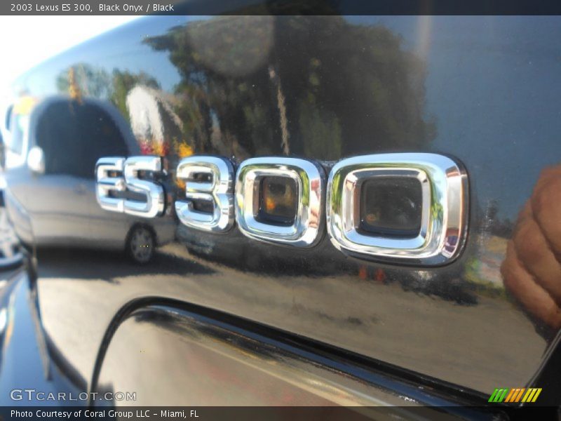Black Onyx / Black 2003 Lexus ES 300