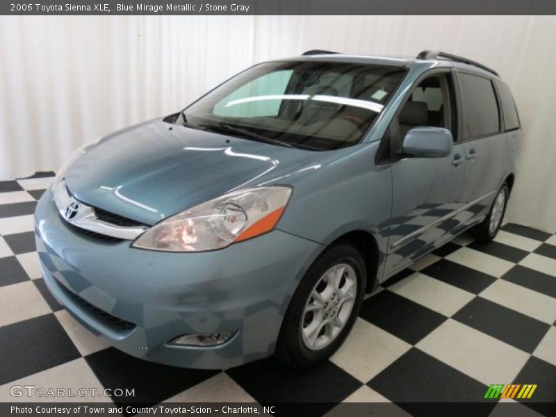 Blue Mirage Metallic / Stone Gray 2006 Toyota Sienna XLE