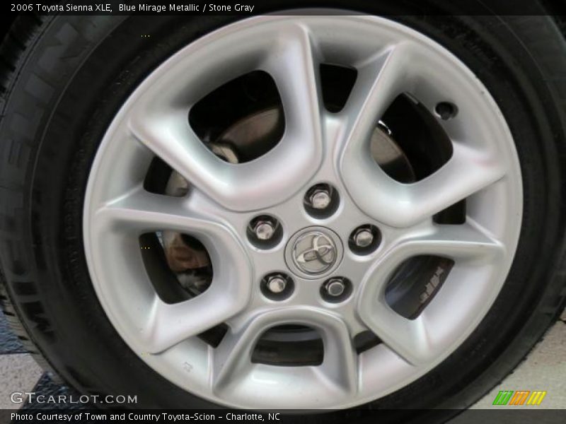 Blue Mirage Metallic / Stone Gray 2006 Toyota Sienna XLE