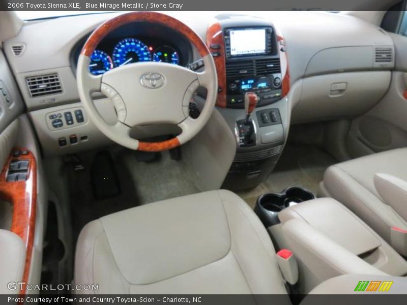 Blue Mirage Metallic / Stone Gray 2006 Toyota Sienna XLE