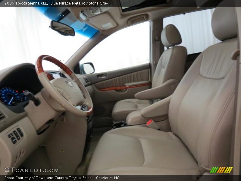 Blue Mirage Metallic / Stone Gray 2006 Toyota Sienna XLE