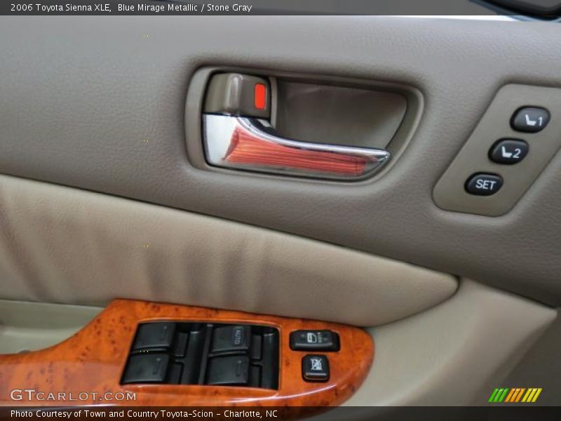 Blue Mirage Metallic / Stone Gray 2006 Toyota Sienna XLE