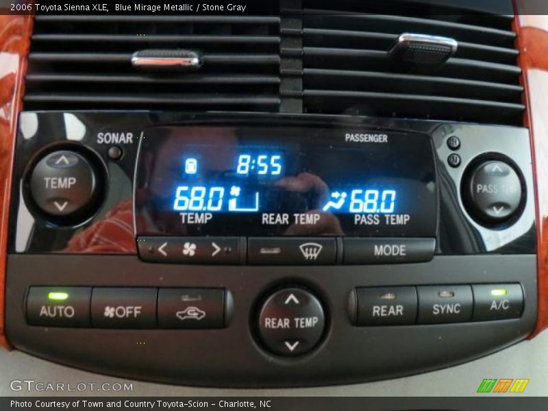 Blue Mirage Metallic / Stone Gray 2006 Toyota Sienna XLE