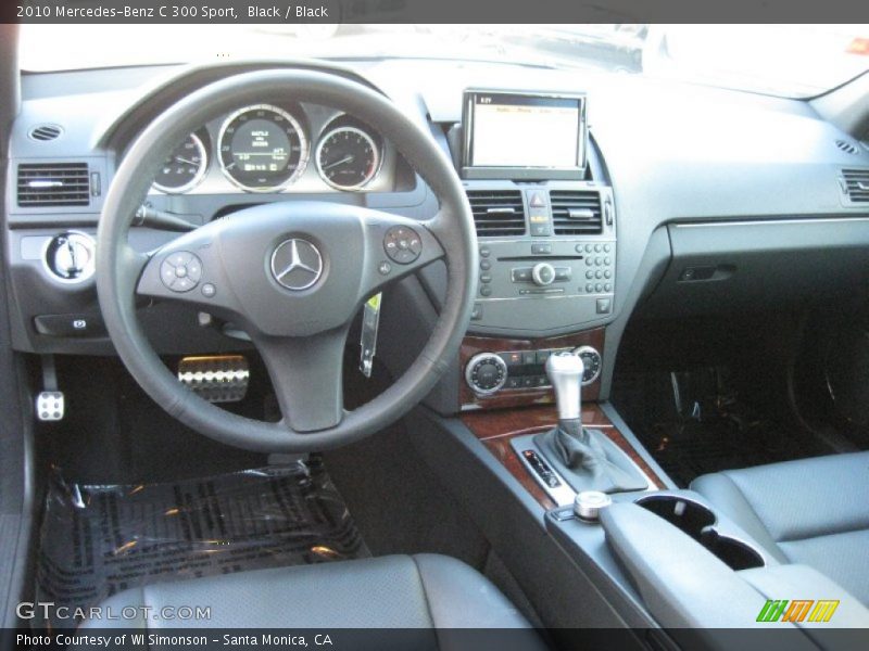 Black / Black 2010 Mercedes-Benz C 300 Sport