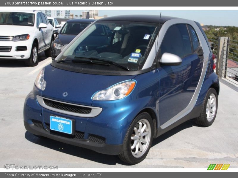 Blue Metallic / Design Black 2008 Smart fortwo passion coupe