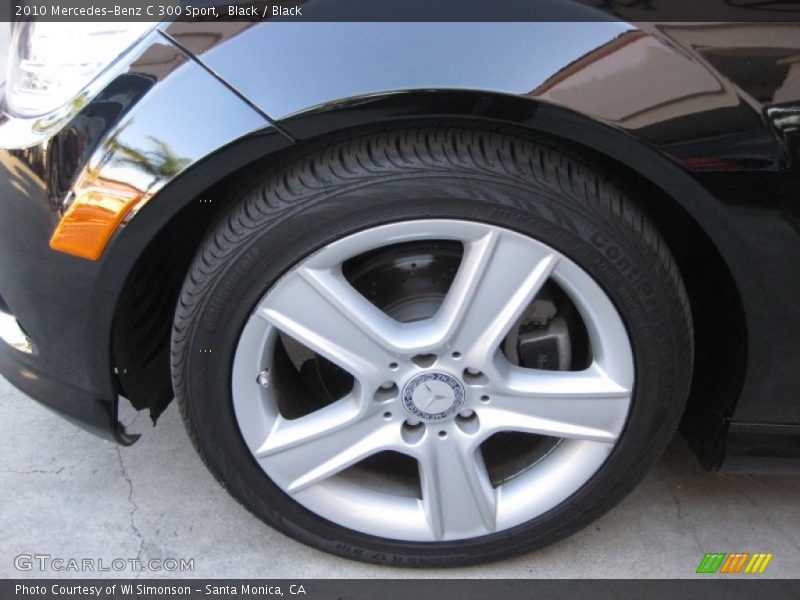 Black / Black 2010 Mercedes-Benz C 300 Sport