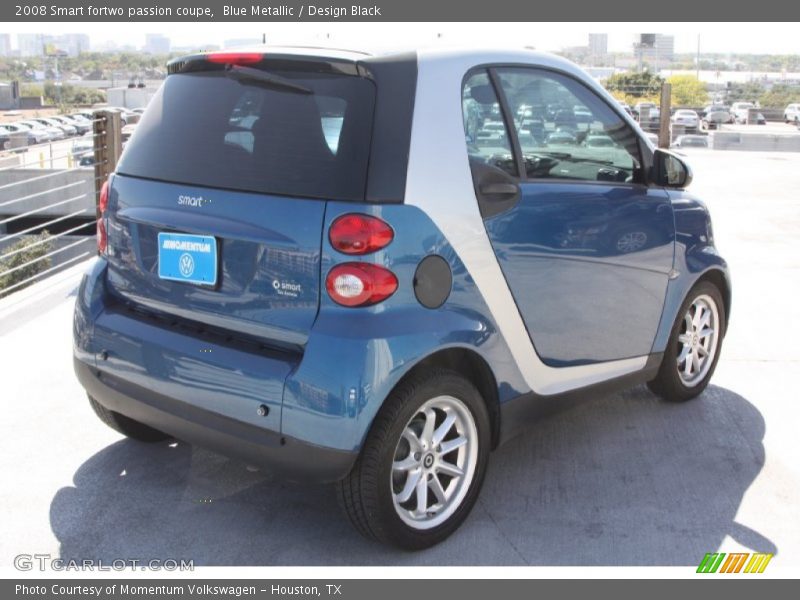 Blue Metallic / Design Black 2008 Smart fortwo passion coupe