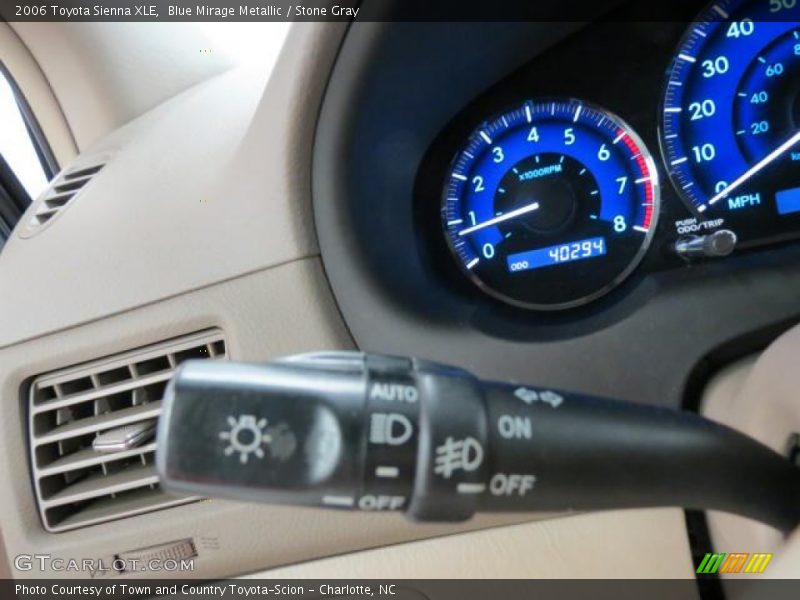 Blue Mirage Metallic / Stone Gray 2006 Toyota Sienna XLE
