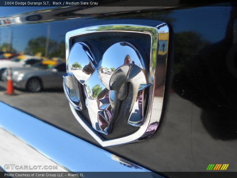 Black / Medium Slate Gray 2004 Dodge Durango SLT