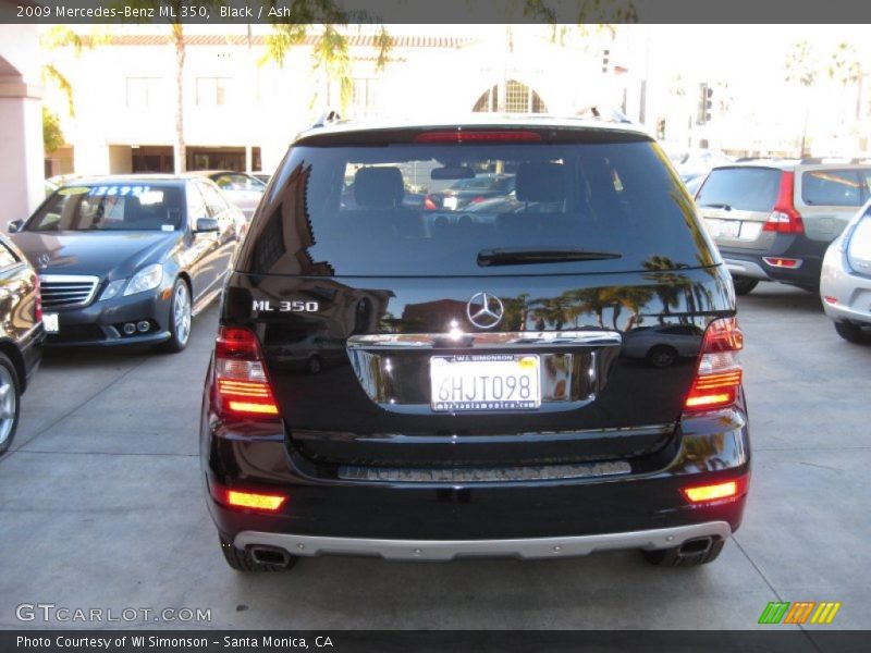 Black / Ash 2009 Mercedes-Benz ML 350