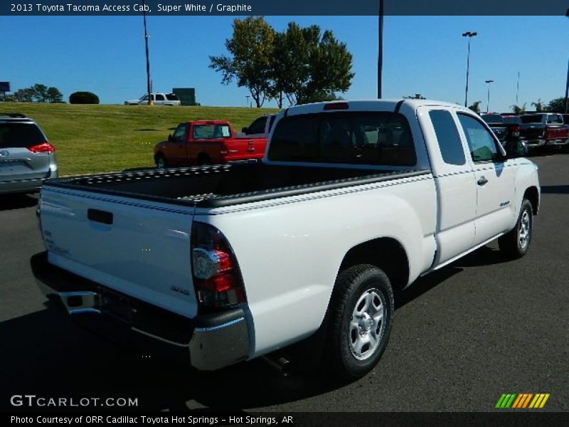 Super White / Graphite 2013 Toyota Tacoma Access Cab