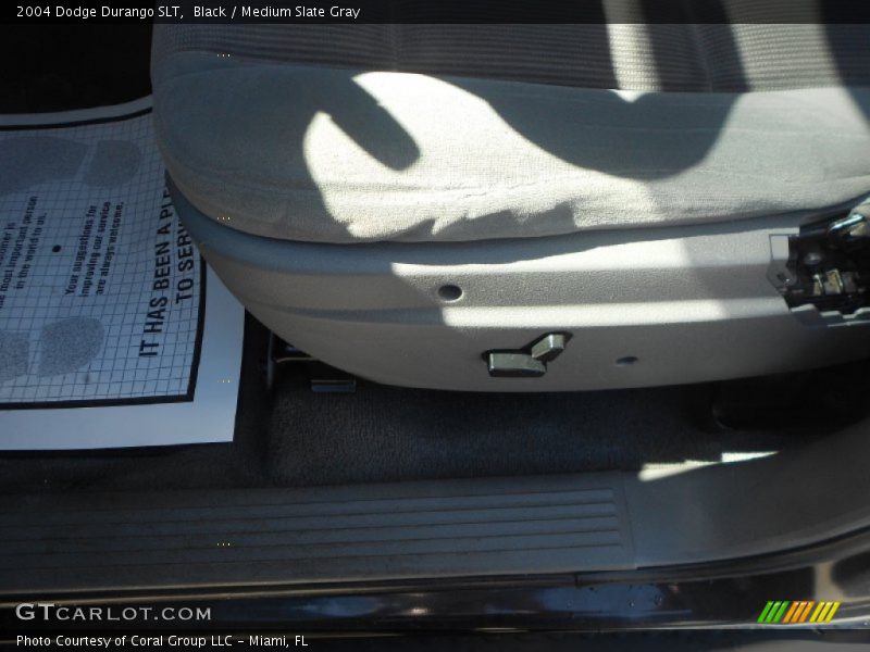 Black / Medium Slate Gray 2004 Dodge Durango SLT