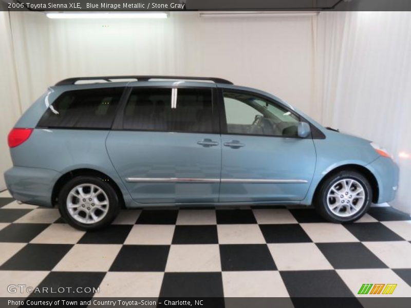 Blue Mirage Metallic / Stone Gray 2006 Toyota Sienna XLE
