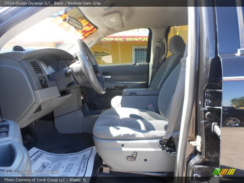 Black / Medium Slate Gray 2004 Dodge Durango SLT
