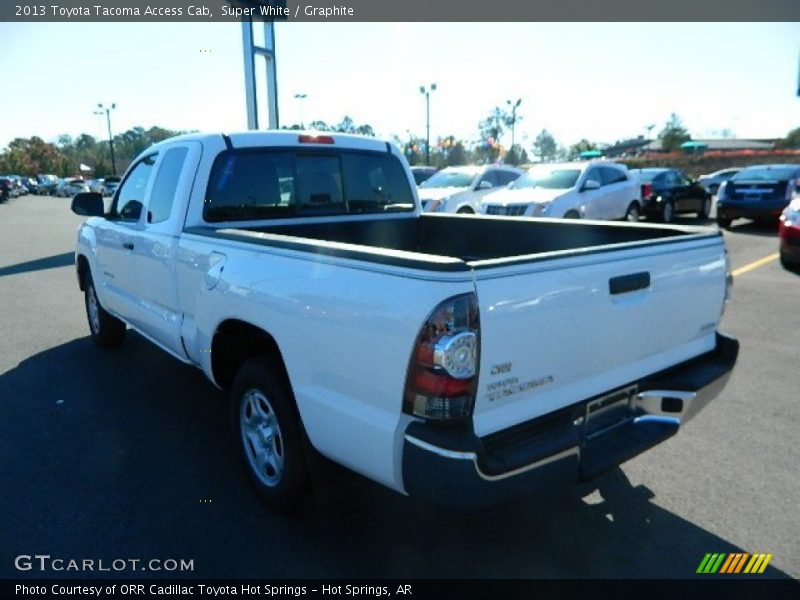 Super White / Graphite 2013 Toyota Tacoma Access Cab