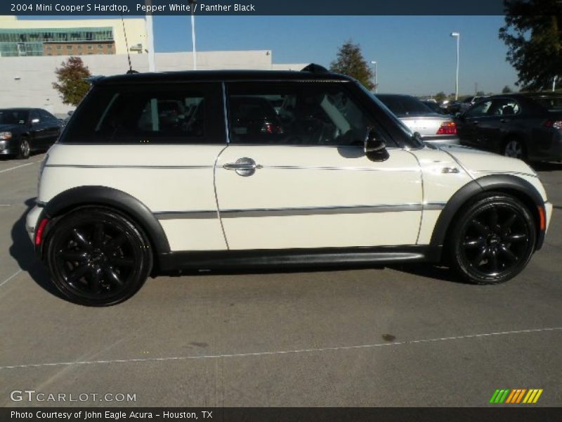 Pepper White / Panther Black 2004 Mini Cooper S Hardtop