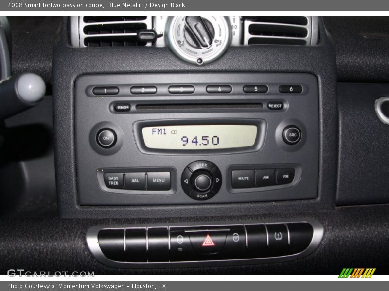 Blue Metallic / Design Black 2008 Smart fortwo passion coupe