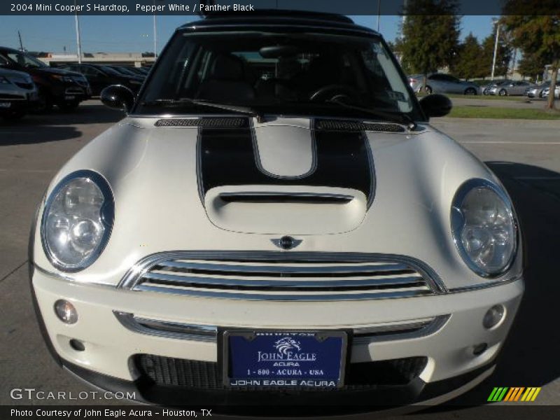 Pepper White / Panther Black 2004 Mini Cooper S Hardtop