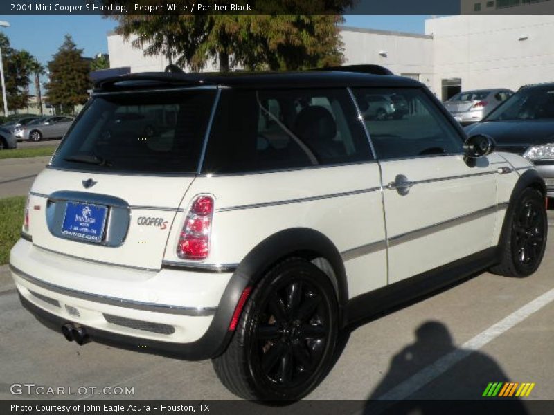 Pepper White / Panther Black 2004 Mini Cooper S Hardtop