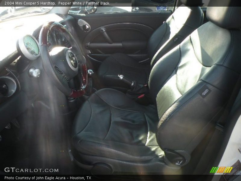 Pepper White / Panther Black 2004 Mini Cooper S Hardtop