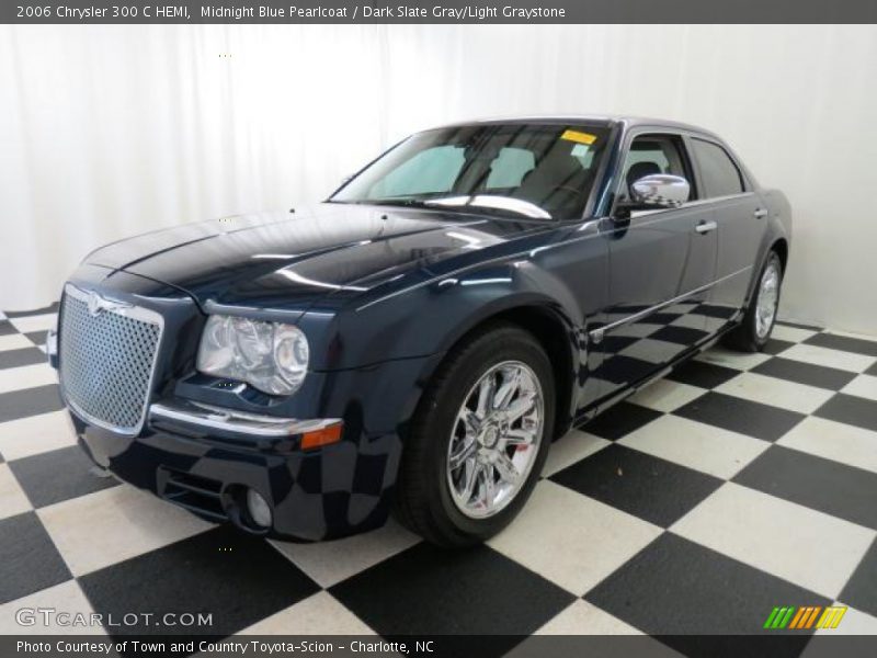 Midnight Blue Pearlcoat / Dark Slate Gray/Light Graystone 2006 Chrysler 300 C HEMI