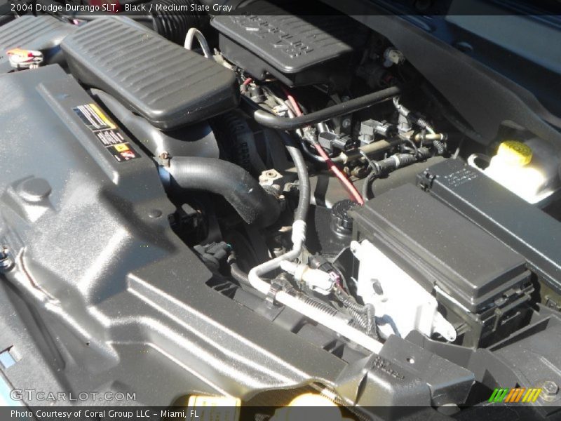 Black / Medium Slate Gray 2004 Dodge Durango SLT