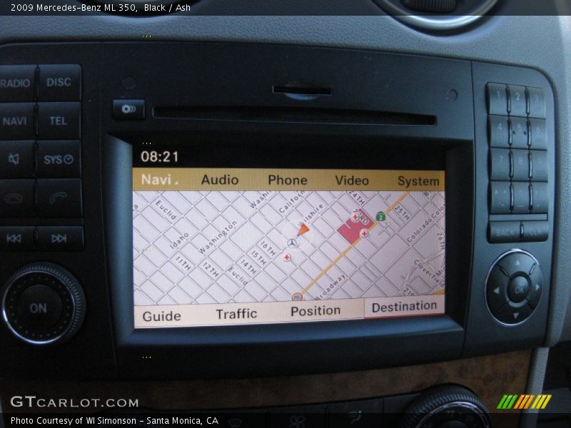 Black / Ash 2009 Mercedes-Benz ML 350
