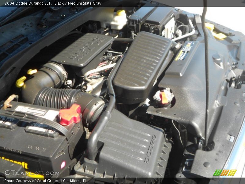 Black / Medium Slate Gray 2004 Dodge Durango SLT