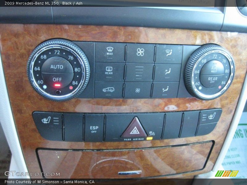 Black / Ash 2009 Mercedes-Benz ML 350