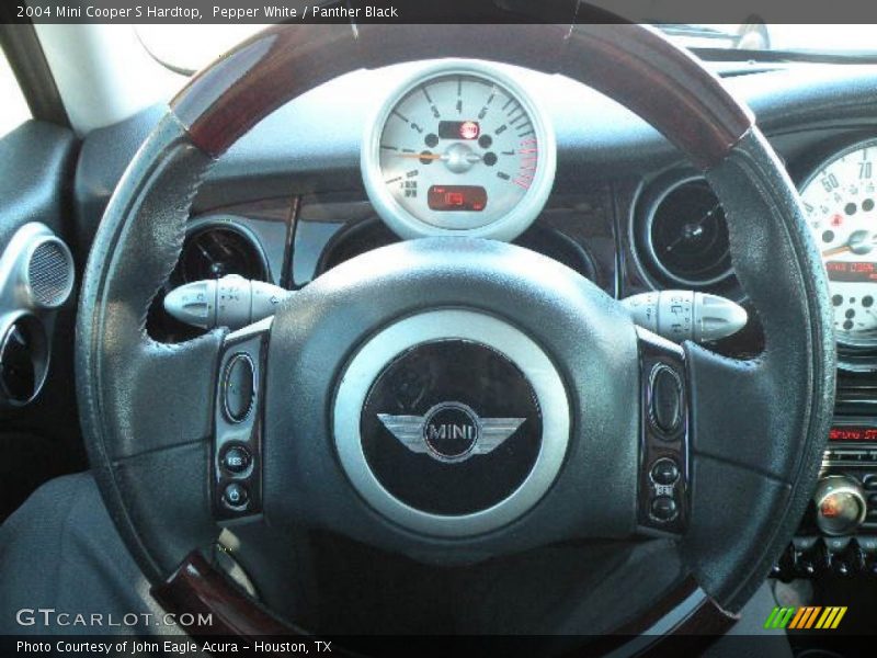 Pepper White / Panther Black 2004 Mini Cooper S Hardtop