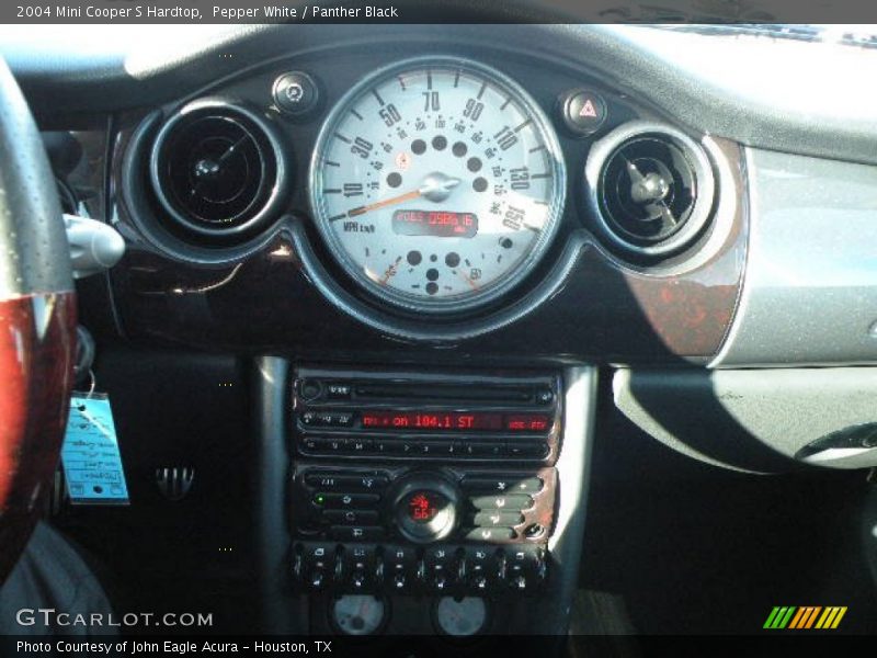 Pepper White / Panther Black 2004 Mini Cooper S Hardtop