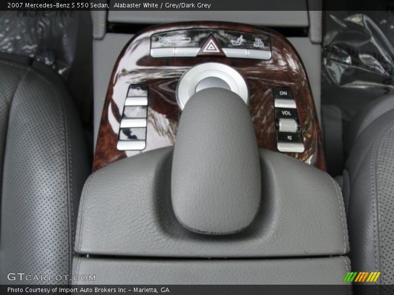 Alabaster White / Grey/Dark Grey 2007 Mercedes-Benz S 550 Sedan