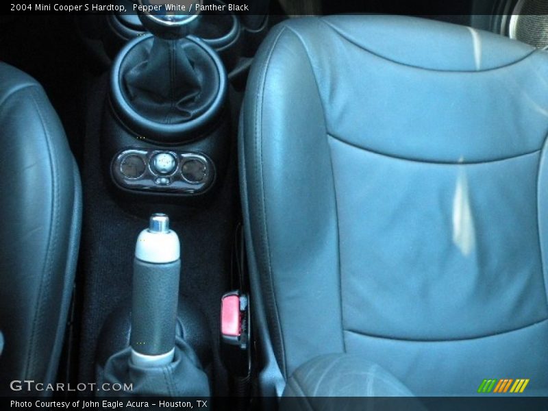 Pepper White / Panther Black 2004 Mini Cooper S Hardtop