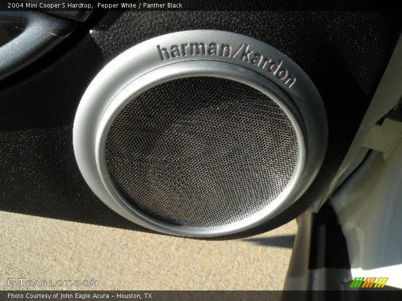 Pepper White / Panther Black 2004 Mini Cooper S Hardtop