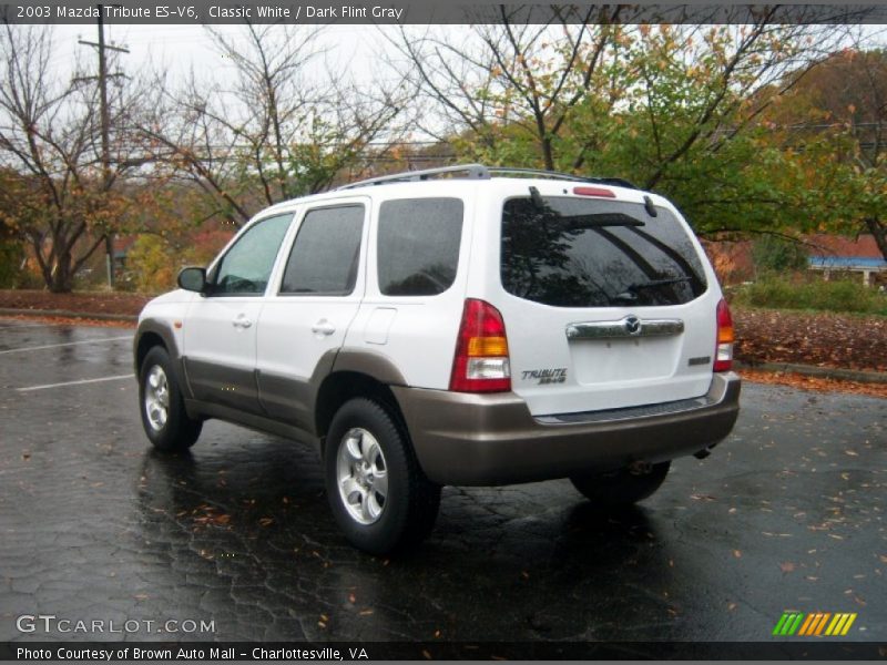 Classic White / Dark Flint Gray 2003 Mazda Tribute ES-V6