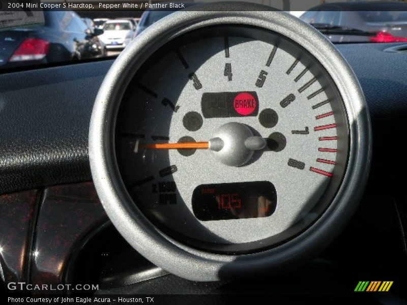 Pepper White / Panther Black 2004 Mini Cooper S Hardtop