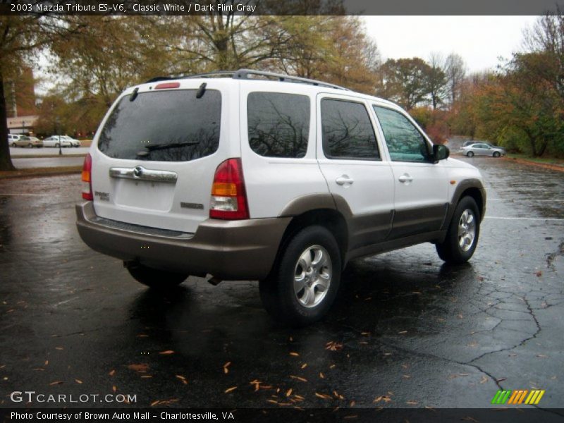 Classic White / Dark Flint Gray 2003 Mazda Tribute ES-V6