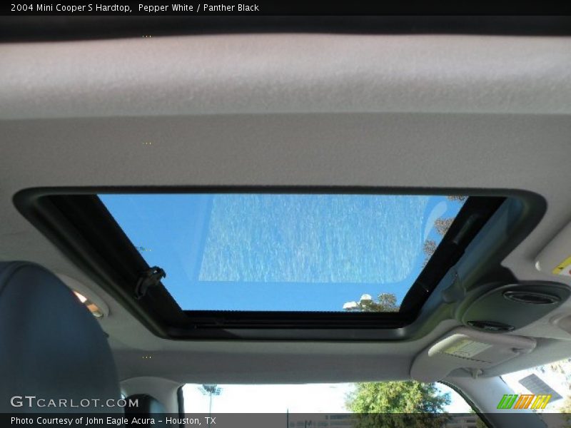 Pepper White / Panther Black 2004 Mini Cooper S Hardtop