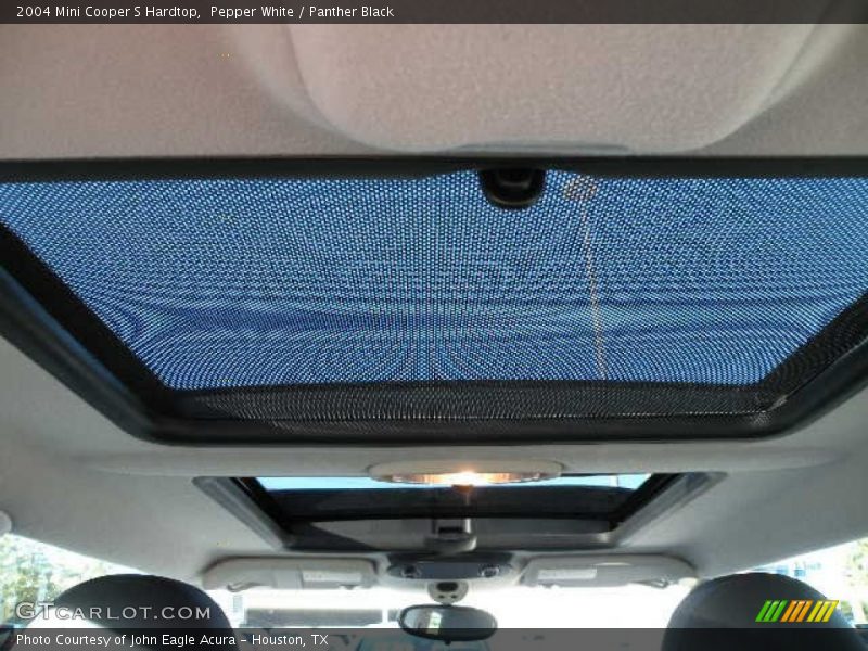 Pepper White / Panther Black 2004 Mini Cooper S Hardtop