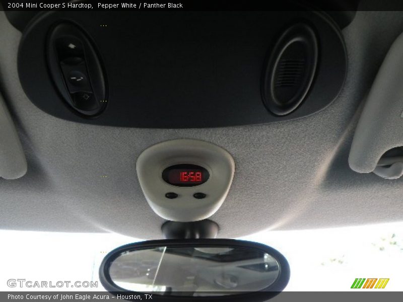 Pepper White / Panther Black 2004 Mini Cooper S Hardtop