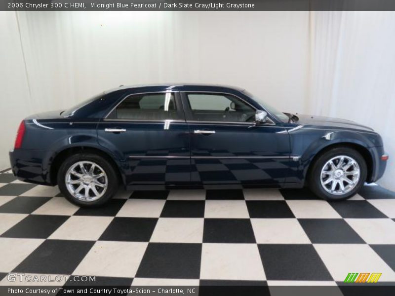 Midnight Blue Pearlcoat / Dark Slate Gray/Light Graystone 2006 Chrysler 300 C HEMI