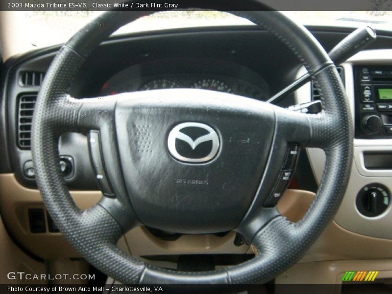 Classic White / Dark Flint Gray 2003 Mazda Tribute ES-V6