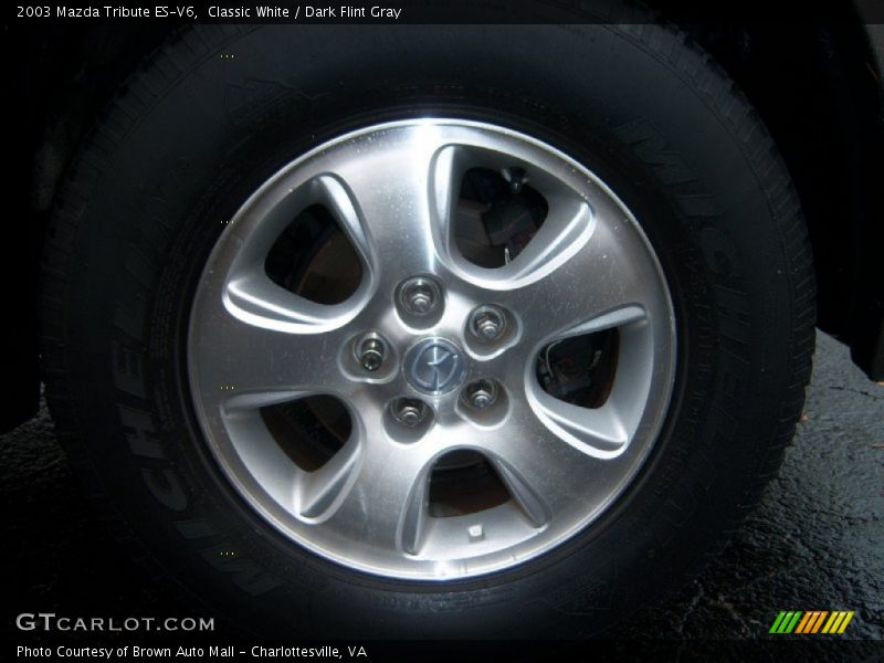 Classic White / Dark Flint Gray 2003 Mazda Tribute ES-V6