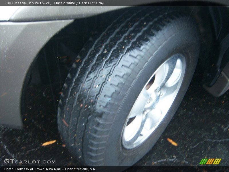 Classic White / Dark Flint Gray 2003 Mazda Tribute ES-V6