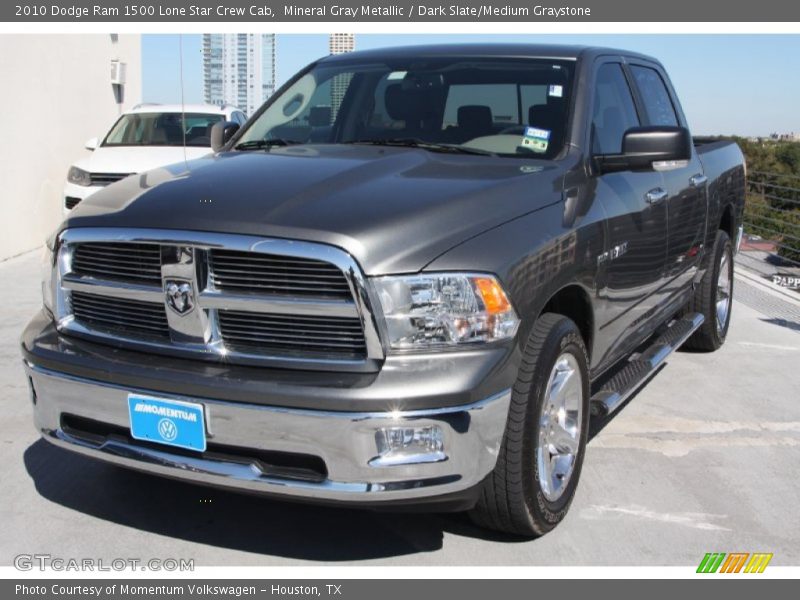 Mineral Gray Metallic / Dark Slate/Medium Graystone 2010 Dodge Ram 1500 Lone Star Crew Cab