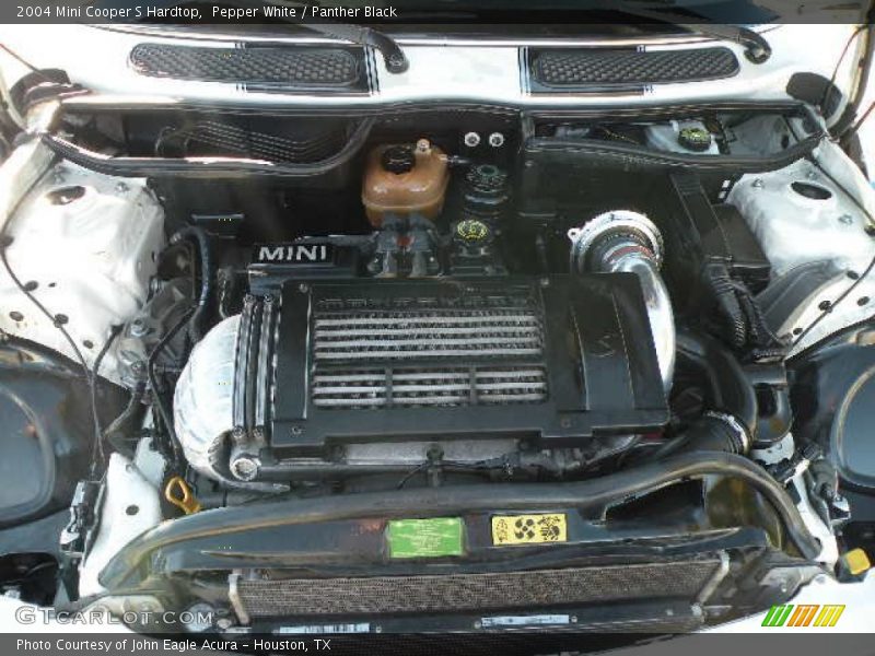 Pepper White / Panther Black 2004 Mini Cooper S Hardtop